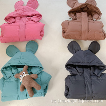 Chaqueta de plumón infantil Cartoon Ears